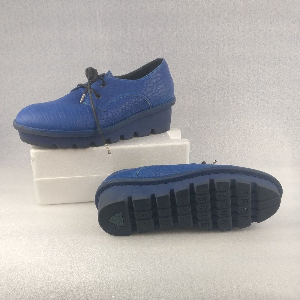 John Fluevog FREE YOUR SOLES Platform Oxfords Womens 11
